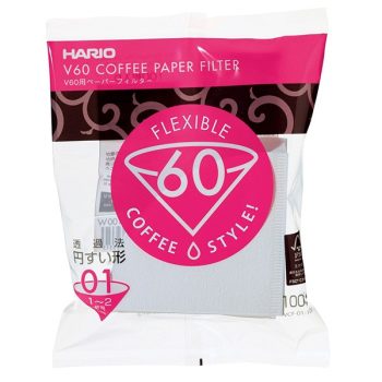 Hario V60-01 filterpapír fehér 100 db
