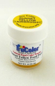 TruColor növényi alapú ételszínezék - Naplemente sárga AB 10g