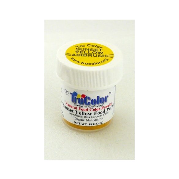TruColor plant-based food colouring - Sunset yellow AB 10g