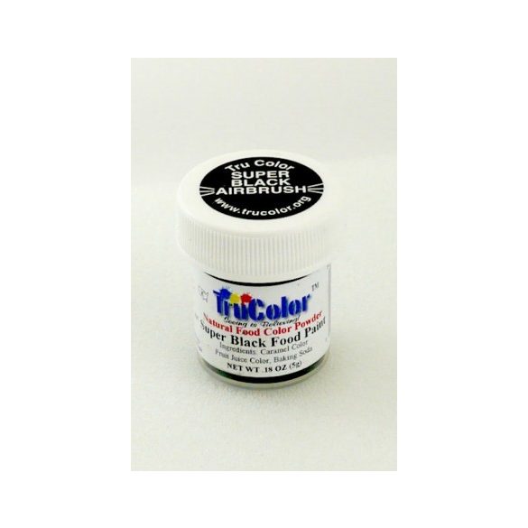 TruColor plant-based food colouring - Super Black AB 10g