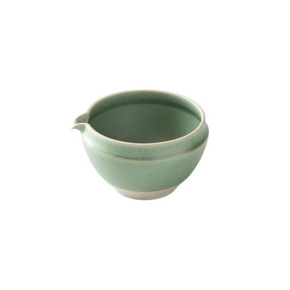 Origami Kataguchi Matcha bowl - green Matsukaze