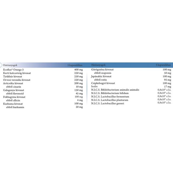 NICS Medium-term Product Cardiovascular Protection + Inulin + élőflóra