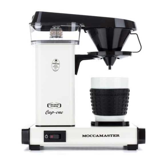 Moccamaster Cup-One egycsészés filteres kávéfőző - fehér/narancssárga