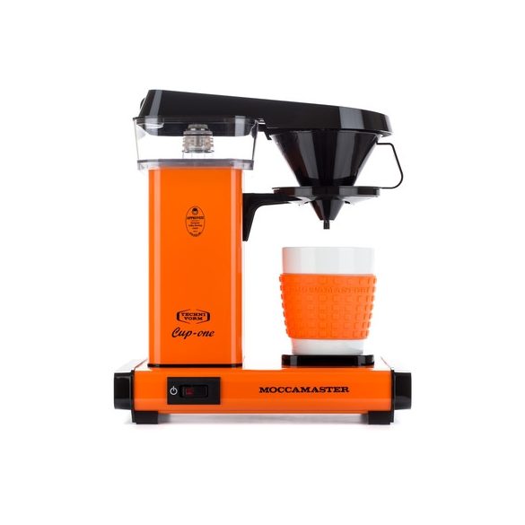 Moccamaster Cup-One egycsészés filteres kávéfőző - krém/fekete/narancssárga
