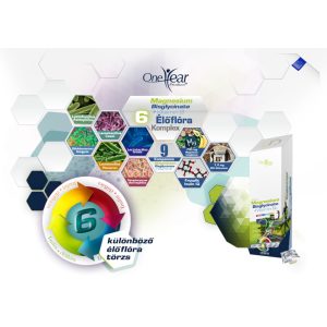 NICS One Year Product Magnézium biszglicinát 700mg + B6-vitamin + Inulin + élőflóra