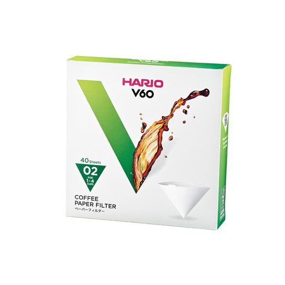 Hario V60-01 box filter paper white 40 pcs