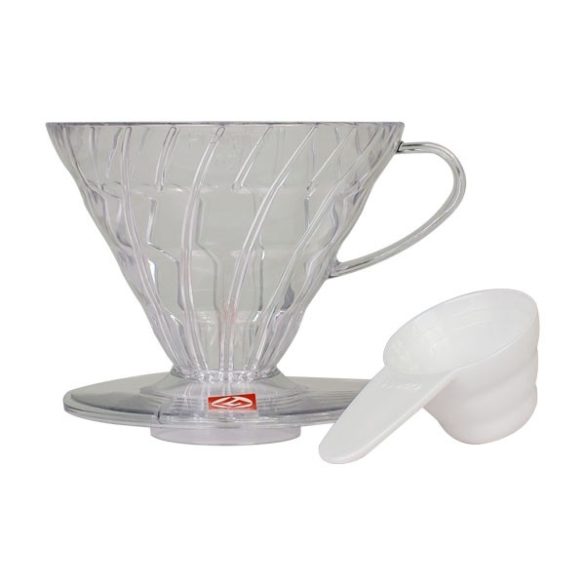 Hario V60-02 Dripper transparent plastic