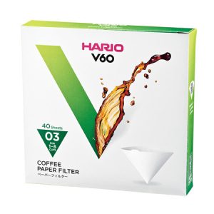 Hario V60-03 box filter paper natural 40 pcs