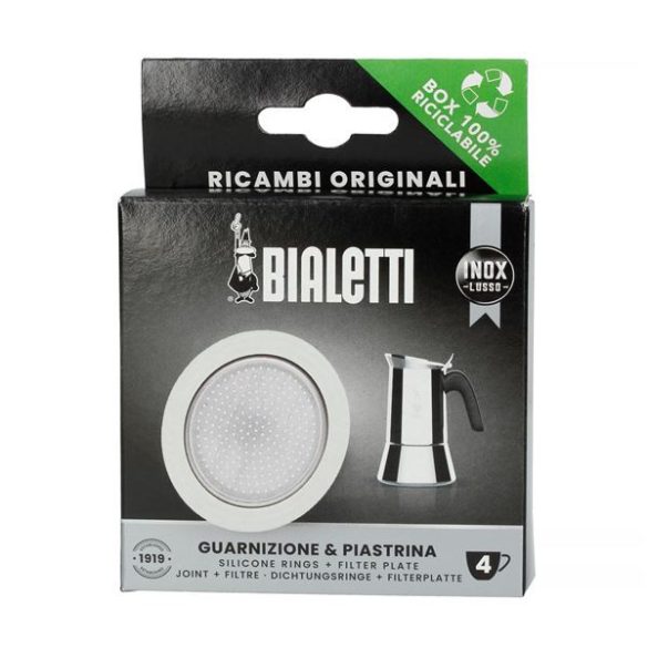 Bialetti gasket for stainless steel coffee maker for 4 seats