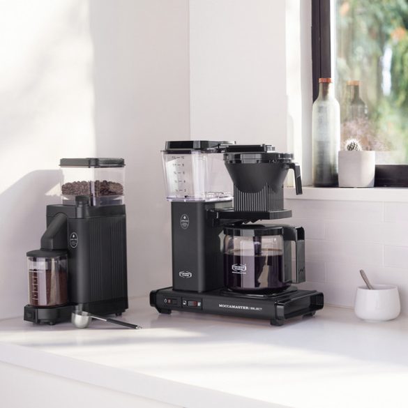 Moccamaster - KM5 Coffee Grinder - black/white/silver