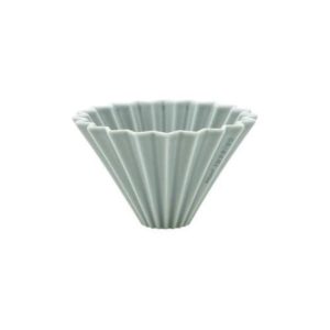 Origami ceramic dripper S - matt grey