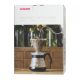 Hario V60-02 filteres kávékészítő készlet: csepegtető + üveg edény/server + filterpapírok + adagoló kanál fekete