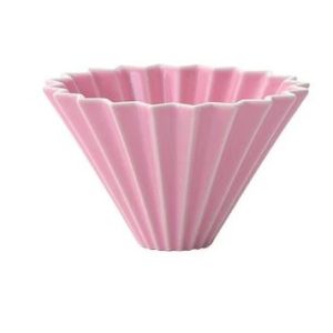 Origami ceramic dripper M - pink
