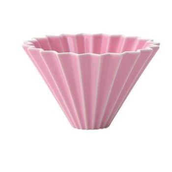 Origami kerámia csepegtető M - rózsaszín