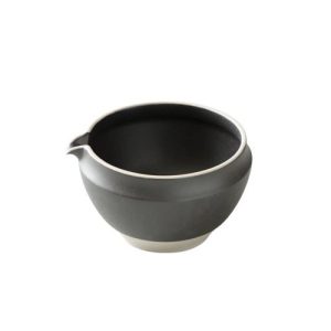 Origami Kataguchi Matcha bowl - black Akatsuki