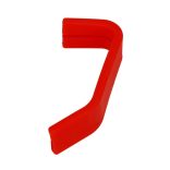 Rhinowares silicone grip lid for 600 ml Rhinowares milk jugs - red