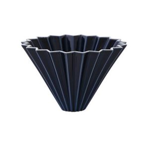 Origami ceramic dripper S - dark blue (navy)