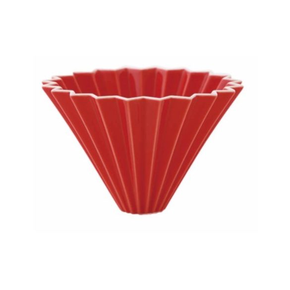 Origami kerámia csepegtető M - piros