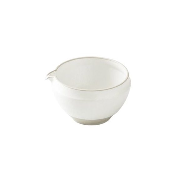 Origami Kataguchi Matcha bowl - white Kumoi