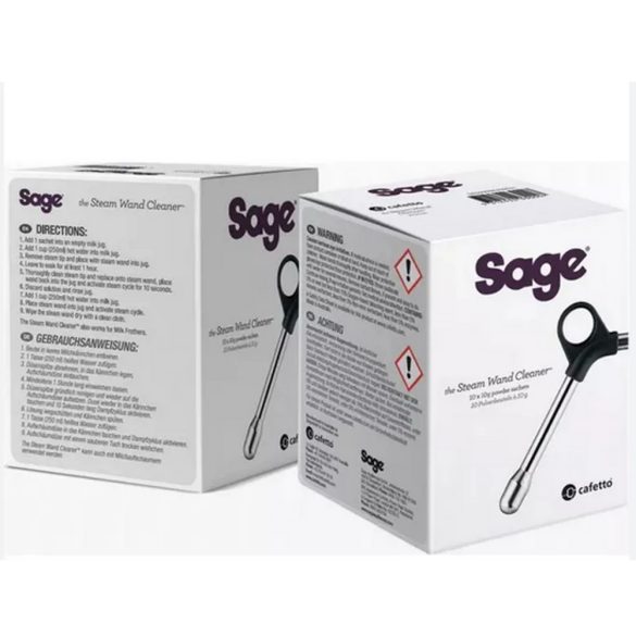 Sage BES006 Steam Cleaner for removing milk fat 10 x 10 g