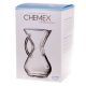 Chemex 6 csészés kávékészítő üvegedény füllel