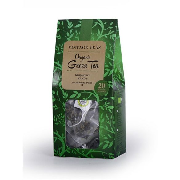 Vintage Teas Organic zöld tea 20 db piramis filter 50 g