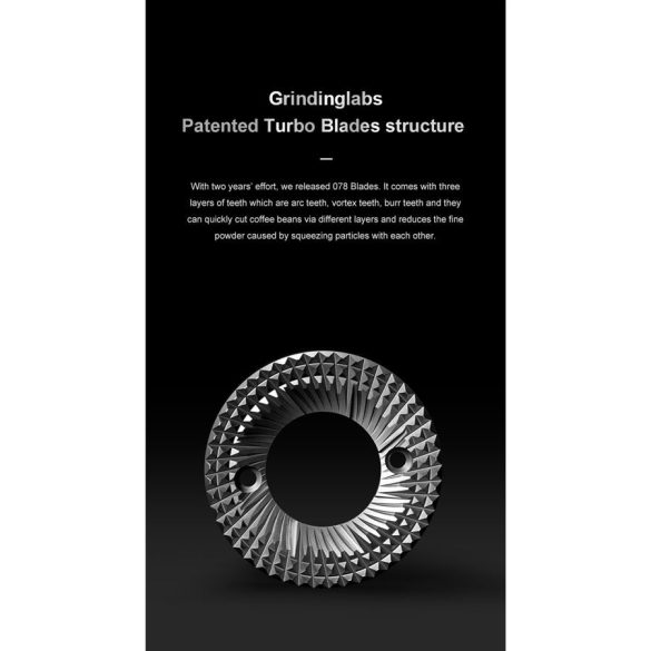 Timemore Sculptor 078 elektromos kávédaráló (Pour-over) - fekete