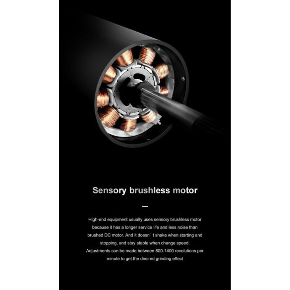 Timemore Sculptor 078 elektromos kávédaráló (Pour-over) - fekete