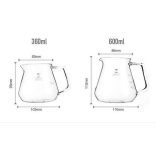 Timemore üveg szerver 600 ml