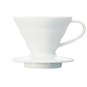 Hario V60-01 ceramic drip tray - white