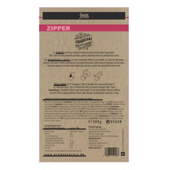 Fonte faszenes latte por 300 g