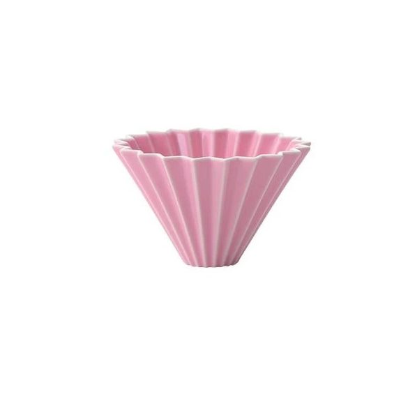 Origami ceramic dripper S - pink