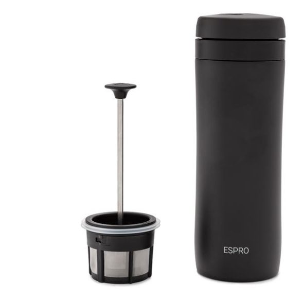 Espro Travel Coffe Press termosz fekete/szürke/fehér/fém - 300ml