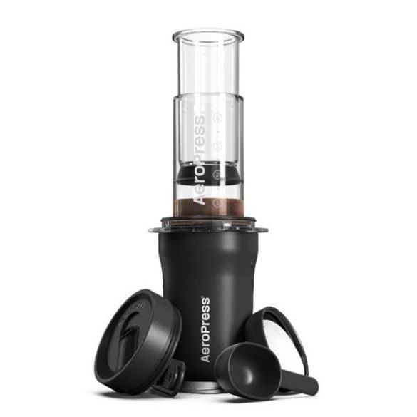 AeroPress Go Plus kávékészítő - fekete