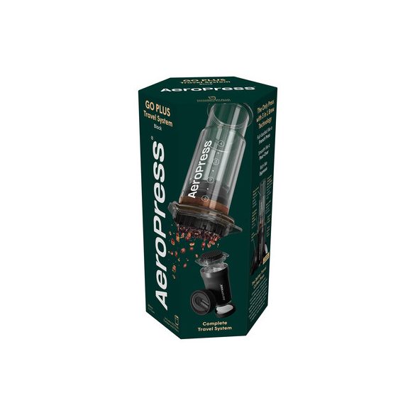 AeroPress Go Plus kávékészítő - fekete