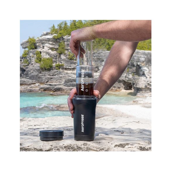 AeroPress Go Plus kávékészítő - fekete