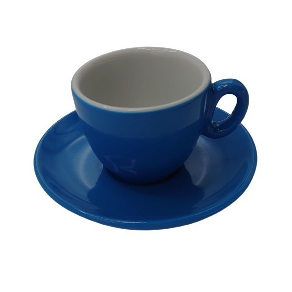 Inkerpor Espresso csésze+tányér 70 ml kék/sárga/menta/piros/rózsaszín/narancs