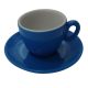 Inkerpor Espresso csésze+tányér 70 ml kék/sárga/menta/piros/rózsaszín/narancs