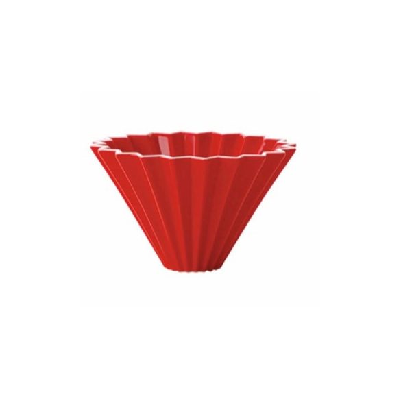 Origami ceramic dripper S - red