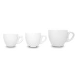 Espresso 75ml cup+plate white
