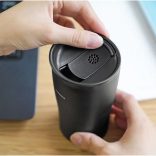 Hario szigetelt termo pohár fedővel fekete 300ml