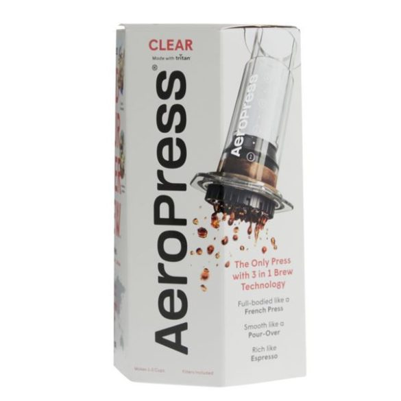 AeroPress coffee maker - transparent 