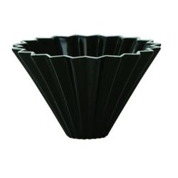 Origami ceramic dripper S - black