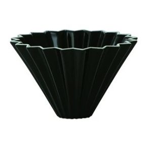 Origami ceramic dripper S - black