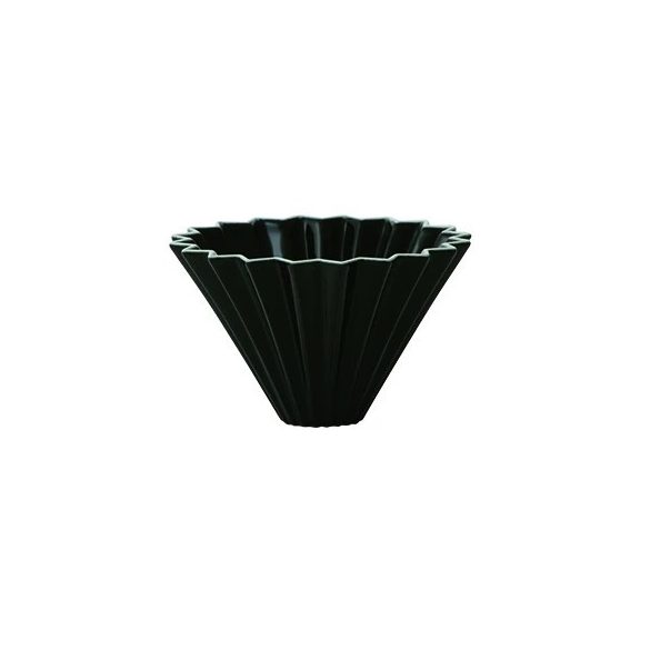 Origami ceramic dripper S - black
