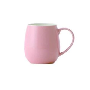 Origami Aroma Barrel porcelain mug 320 ml - white/pink blue/turquoise