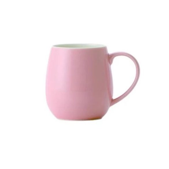 Origami Aroma Barrel porcelain mug 320 ml - white/pink blue/turquoise