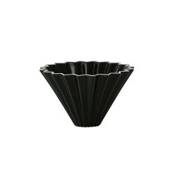 Origami ceramic dripper M - black