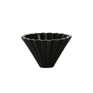 Origami ceramic dripper M - black