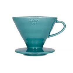 Hario V60-02 ceramic dropper - turquoise + 40 pcs filter